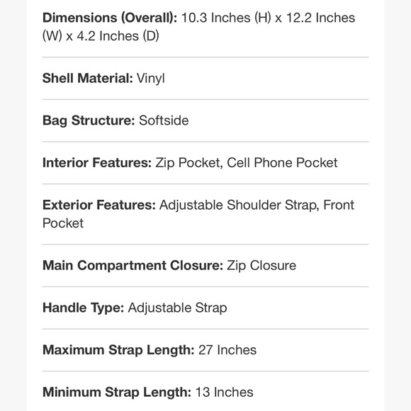 SOLD - Crossbody Purse | B.O.C. Born Concepts - Picture 7 of 8